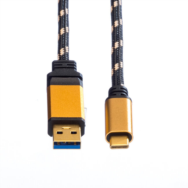ROLINE GOLD USB 3.2 Gen 1 kabel, A-C, M/M, 2 m
