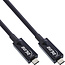 InLine® USB 3.2 Gen.2 AOC-kabel, USB-C male / male, zwart, 15m
