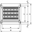 SCHROFF Varistar 19'' Legbord, stationair, 75 kg, RAL 7035, 600W 1000D