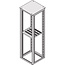 SCHROFF Varistar 19'' Legbord, stationair, 75 kg, RAL 7035, 600W 1000D