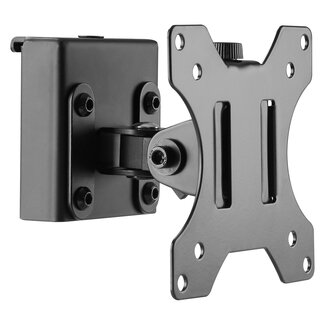 InLine InLine® Slatwall monitorbeugel kort, VESA 75/100 mm, zwart