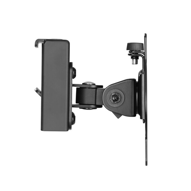 InLine® Slatwall monitorbeugel kort, VESA 75/100 mm, zwart