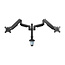 InLine® bureausteun met hefsysteem, voor twee monitoren tot 82cm (32"), 9kg