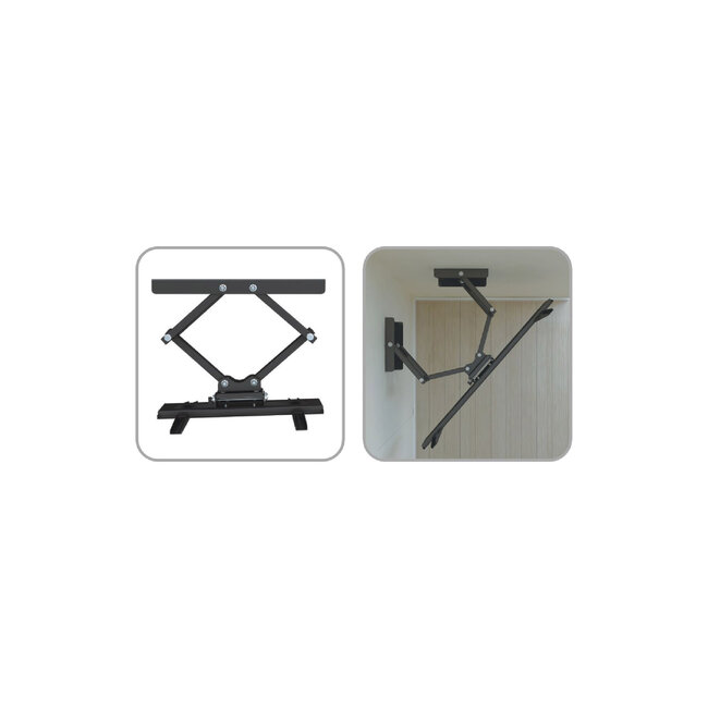 InLine® Hoekmuurbeugel, voor LED/LCD/Plasma, 94-160cm (37-63"), tot 60kg