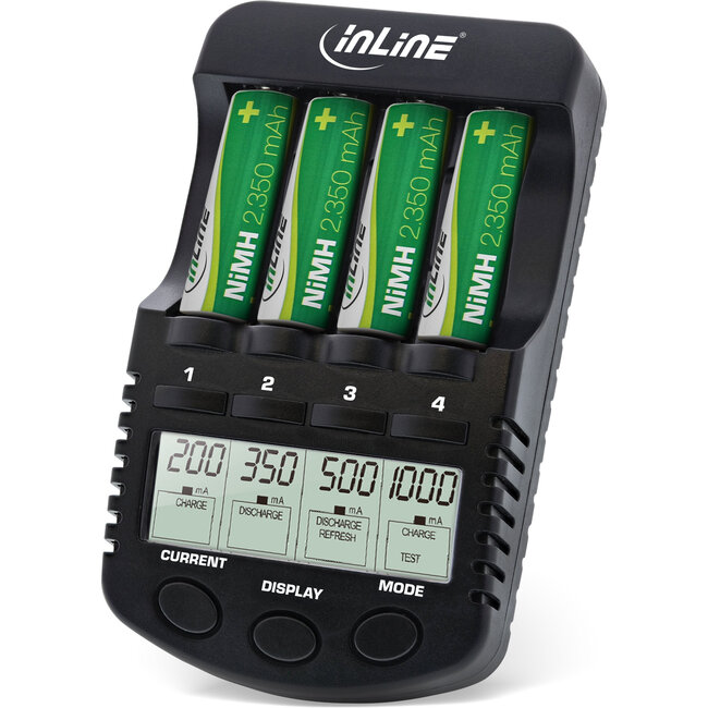 InLine® NiCd+NiMH AA en AAA lader