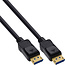 InLine® DisplayPort 2.1-kabel, UHBR20 80 Gb/s, zwart, 1,5m
