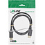 InLine® DisplayPort 2.1-kabel, UHBR20 80 Gb/s, zwart, 1,5m