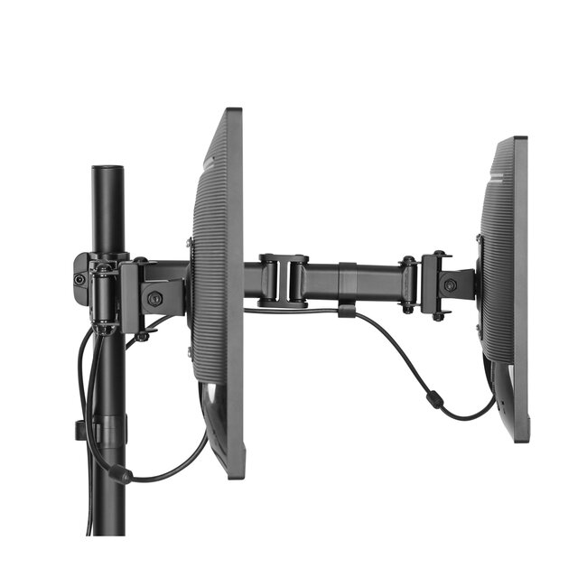 InLine® bureauhouder, voor 2x TFT/LCD/LED tot 68cm (27"), max. 2x8 kg