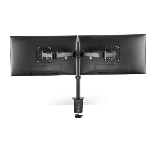 InLine® bureauhouder, voor 2x TFT/LCD/LED tot 68cm (27"), max. 2x8 kg