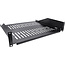 InLine® 19" schap, 400 mm, 20 kg, 2U, RAL 9005 zwart