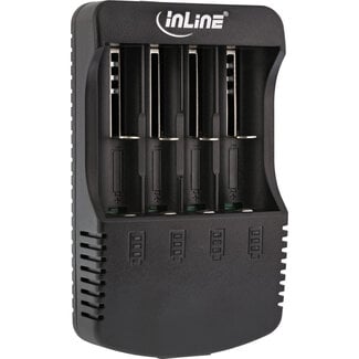 InLine InLine® oplader voor lithium en NiCd+NiMH