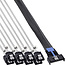 InLine® MCIO x8 breakout-kabel naar 8x SATA, 0,5 m