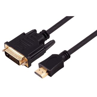 S-Impuls HDMI Stecker / DVI-D (24+1) Stecker verg. 2m