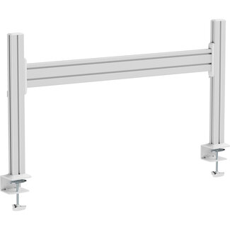 InLine InLine® Slatwall bureausteun, aluminium paneel 1 m, incl. 2 steunen 0,43 m