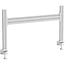 InLine® Slatwall bureausteun, aluminium paneel 1 m, incl. 2 steunen 0,43 m