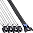 InLine® MCIO x8 breakout-kabel naar 8x SATA, 1 m