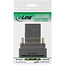 InLine® HDMI-DVI adapter, HDMI female naar DVI male, flexibele hoek, 4K2K