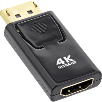 InLine InLine® Converter DisplayPort male naar HDMI female, 4K/60Hz, met audio