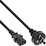InLine® Voedingskabel, Type I China naar IEC male C13, 3m