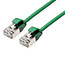 ROLINE F/UTP DataCenter Patchkabel Cat.6A (Class EA), LSOH, extra dun, groen, 0,3 m