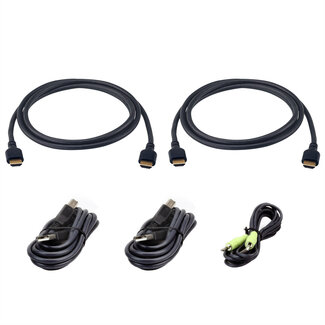 Aten ATEN 2L-7D02UH21X5 Secure HDMI kabelkit voor twee beeldschermen