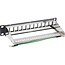 InLine® 10" patchpaneel lege plaat 12x, voor Keystone modules, 1U, RAL9005 zwart