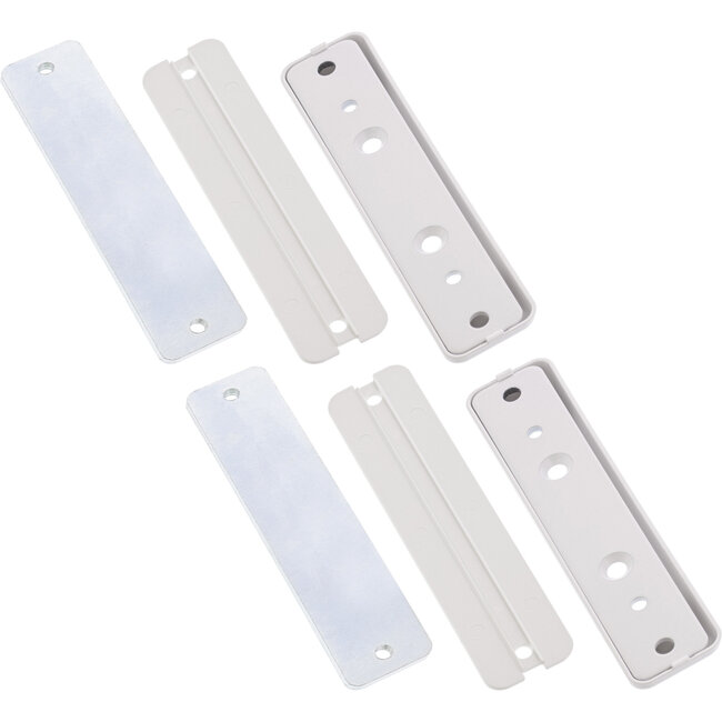 InLine® Slatwall montagezuilen aluminium, voor tafelmontagepaneel, set van 2