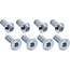 InLine® Slatwall montagezuilen aluminium, voor tafelmontagepaneel, set van 2