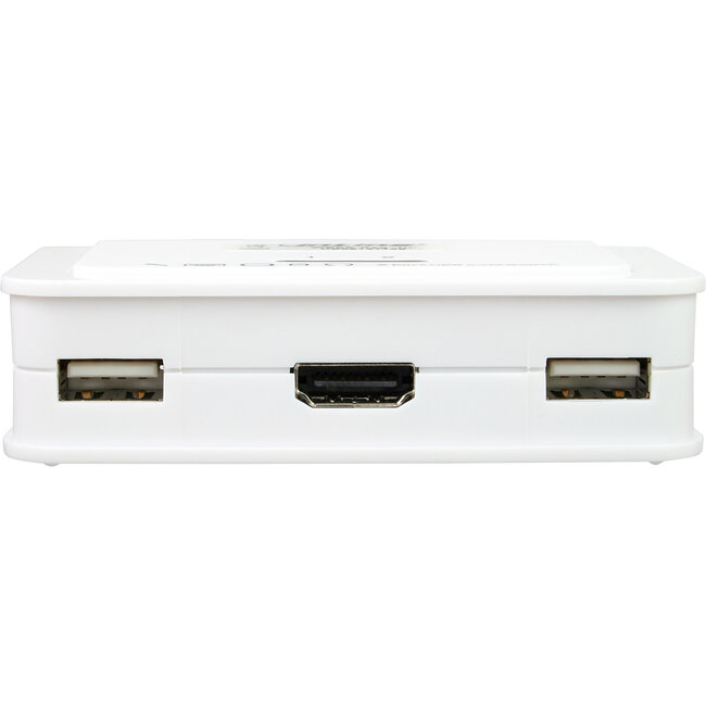 InLine® 2-Poorts KVM-Switch, HDMI, USB, met audio, geïntegreerde kabel