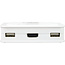 InLine® 2-Poorts KVM-Switch, HDMI, USB, met audio, geïntegreerde kabel