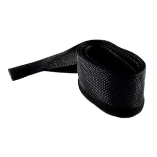 S-Impuls Polyester kabelsleeve | klittenband sluiting | 32 mm | zwart | 5 meter