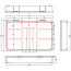 InLine® Kleine onderdelenbak, 9 compartimenten, afmetingen: 290x185x45mm, oranje