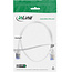 InLine® Patchkabel slim, U/FTP PiMf, Cat.6A, wit, 0,5 m