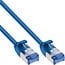 InLine® Patchkabel slim, U/FTP PiMf, Cat.6A, blauw, 2 m