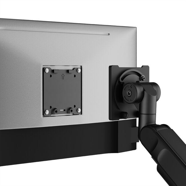 ROLINE LCD-Monitorhalterung mit Gasfeder, Wandmontage, hochbelastbar bis 27kg, <144,78cm (57")