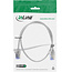 InLine® Patchkabel slim, U/FTP PiMf, Cat.6A, grijs, 0,3 m