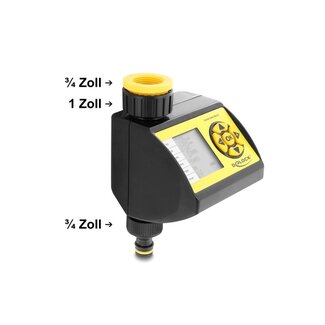 DeLOCK Delock Irrigation Timer – 1-Zone Electronic Timer for Automatic Garden Watering