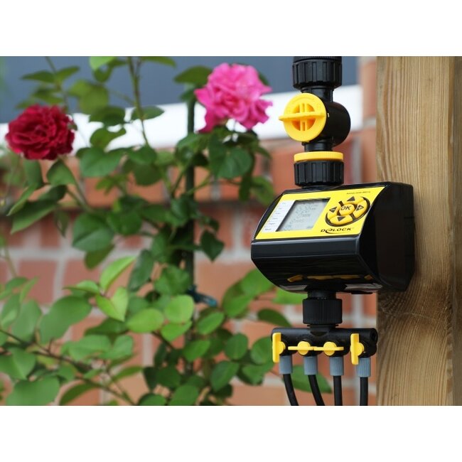 Delock Irrigation Timer – 1-Zone Electronic Timer for Automatic Garden Watering