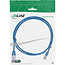 InLine® Patchkabel slim, U/FTP PiMf, Cat.6A, blauw, 1 m