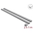 Delock Cable Duct self-adhesive with sliding cover 40 x 19 mm incl. connector - length 1 m pack of 2 pcs grey