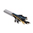 Delock Cable Duct self-adhesive with sliding cover 40 x 19 mm incl. connector - length 1 m pack of 2 pcs grey