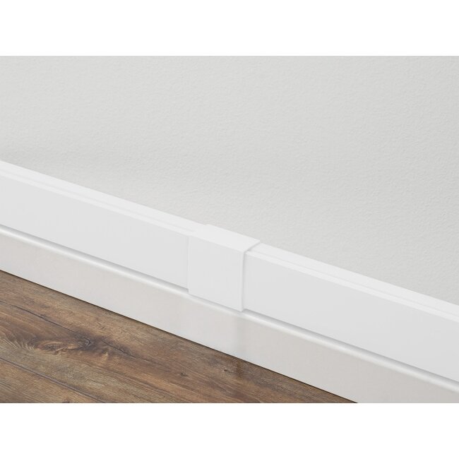 Delock Cable Duct self-adhesive with sliding cover 30 x 14 mm incl. connector - length 1 m pack of 2 pcs white