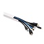 Delock Cable Duct self-adhesive with sliding cover 30 x 14 mm incl. connector - length 1 m pack of 2 pcs white