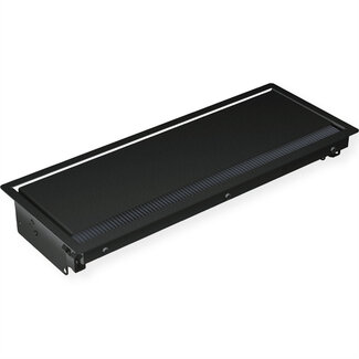 Bachmann BACHMANN CONI Einbaurahmen 4-fach, schwarz RAL9005 lackiert