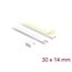 Delock Cable Duct self-adhesive with sliding cover 24 x 14 mm incl. connector - length 1 m pack of 2 pcs white