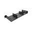 Delock 19″ 1U Shelf with 2 adjustable dividers up to 154 mm deep max. 6 kg load capacity black