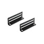Delock 19″ 1U Shelf with 2 adjustable dividers up to 154 mm deep max. 6 kg load capacity black