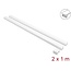 Delock Cable Duct self-adhesive with sliding cover 40 x 19 mm incl. connector - length 1 m pack of 2 pcs white