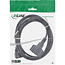 InLine® Netadapterkabel, IEC C14 Schroefdraad Naar Geaard Stopcontact, 2m