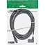 InLine® Voedingskabel, IEC C14 Haaks Naar IEC C5, Zwart, 3m